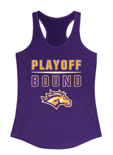 Rolling Meadows Mustangs Playoff Bound Women's Tank Top