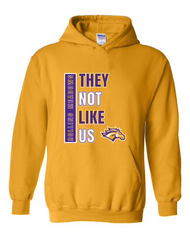 Rolling Meadows Mustangs They Not Like Us #1 Men's Hoodie