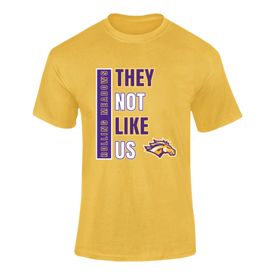 Rolling Meadows Mustangs They Not Like Us #1 Men's Premium SS T-Shirt