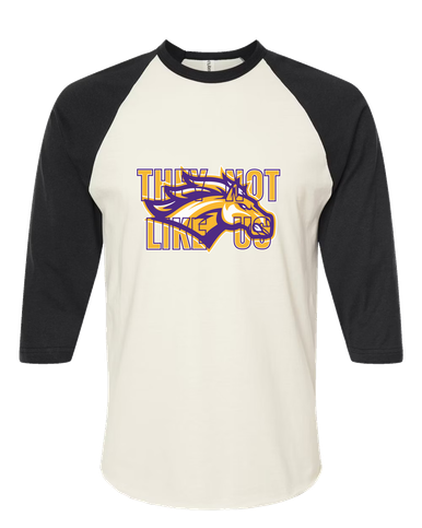 Rolling Meadows Mustangs They Not Like Us #2 Men's Baseball T-Shirt