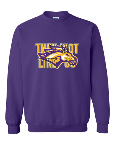 Rolling Meadows Mustangs They Not Like Us #2 Men's Sweatshirt