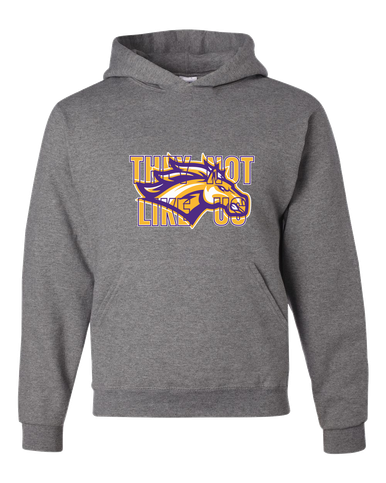 Rolling Meadows Mustangs They Not Like Us #2 Men's Premium Hoodie