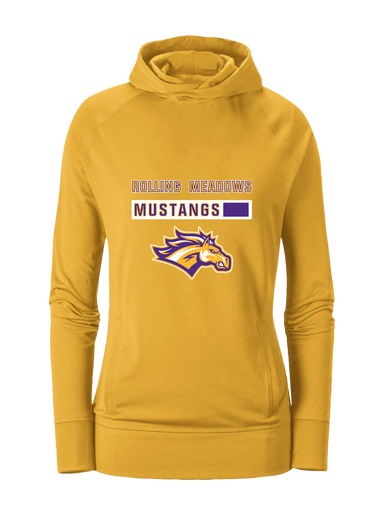Rolling Meadows Mustangs Mascot #7 Women's Hoodie