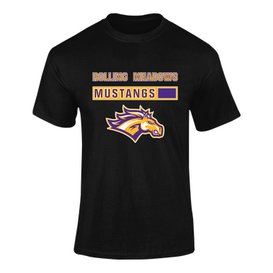 Rolling Meadows Mustangs Mascot #7 Men's Premium SS T-Shirt