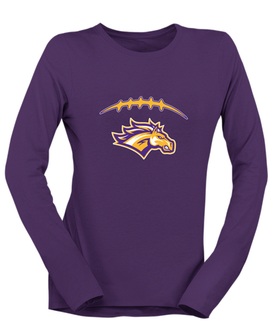 Rolling Meadows Mustangs Football #2 Women's LS T-Shirt