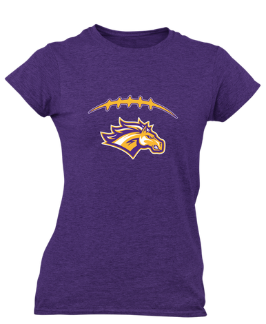 Rolling Meadows Mustangs Football #2 Women's Premium SS T-Shirt