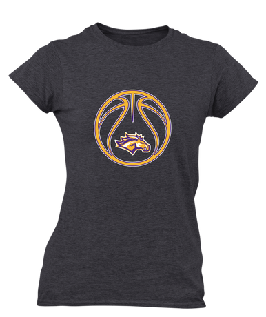 Rolling Meadows Mustangs Basketball #2 Women's SS T-Shirt