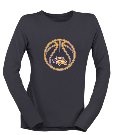 Rolling Meadows Mustangs Basketball #2 Women's LS T-Shirt