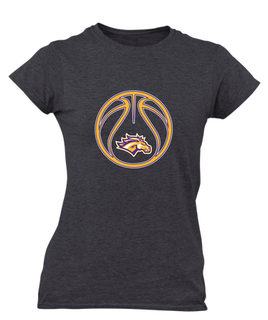 Rolling Meadows Mustangs Basketball #2 Women's Premium SS T-Shirt