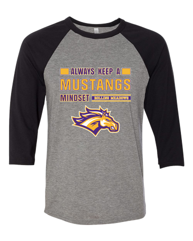 Rolling Meadows Mustangs Mindset Women's Baseball T-Shirt
