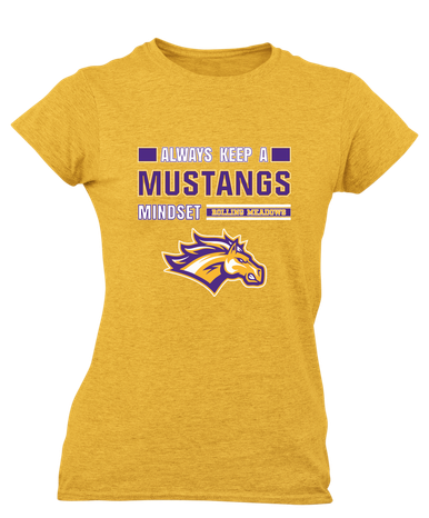 Rolling Meadows Mustangs Mindset Women's Premium SS T-Shirt