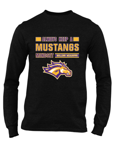 Rolling Meadows Mustangs Mindset Men's LS T-Shirt