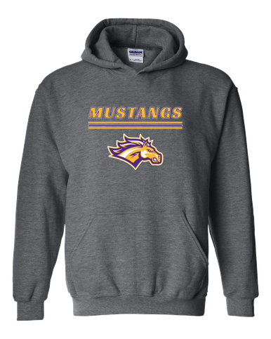 Rolling Meadows Mustangs Mascot #8 Men's Hoodie