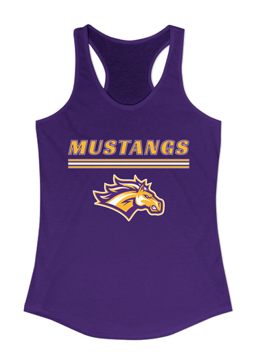 Rolling Meadows Mustangs Mascot #8 Women's Tank Top