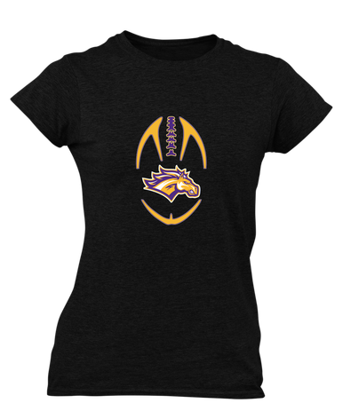 Rolling Meadows Mustangs Football #4 Women's SS T-Shirt