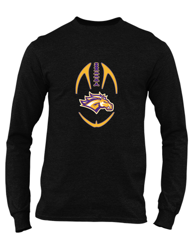 Rolling Meadows Mustangs Football #4 Men's Premium LS T-Shirt