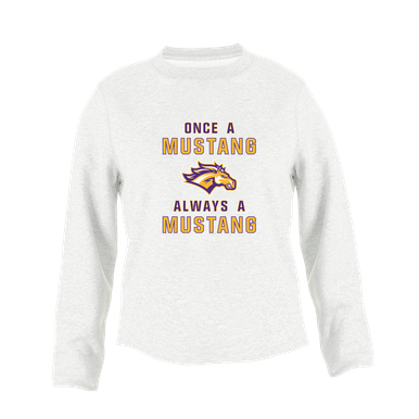Rolling Meadows Mustangs Once A Women's Sweatshirt