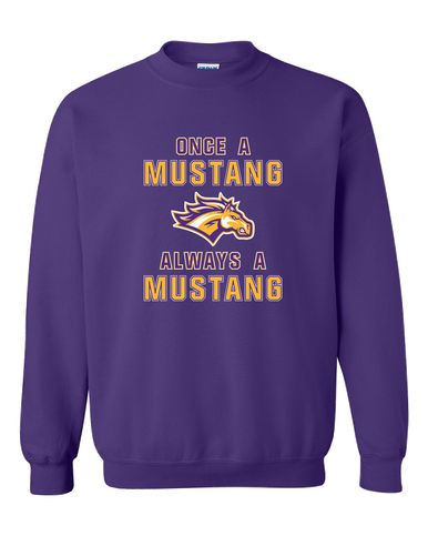 Rolling Meadows Mustangs Once A Men's Sweatshirt