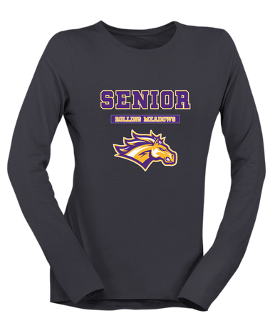 Rolling Meadows Mustangs Senior #2 Women's Premium LS T-Shirt