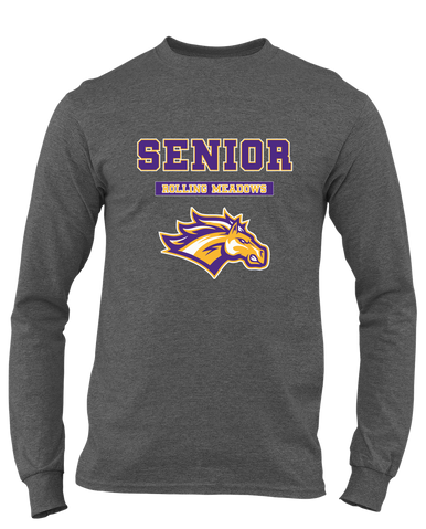 Rolling Meadows Mustangs Senior #2 Men's Premium LS T-Shirt