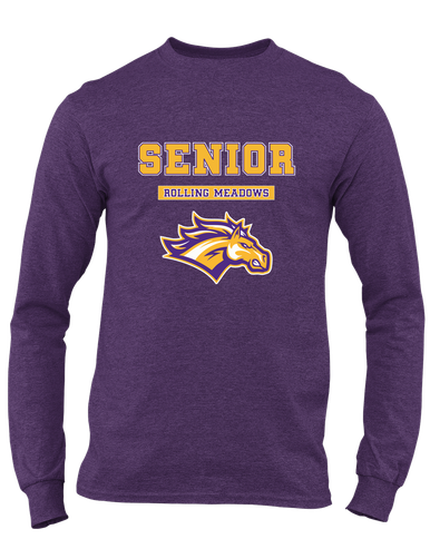 Rolling Meadows Mustangs Senior #2 Men's LS T-Shirt