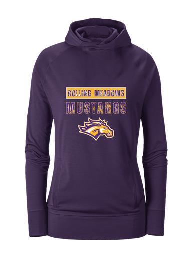 Rolling Meadows Mustangs Mascot #9 Women's Hoodie