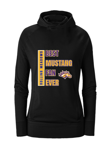 Rolling Meadows Mustangs Best Mustang Fan Women's Hoodie