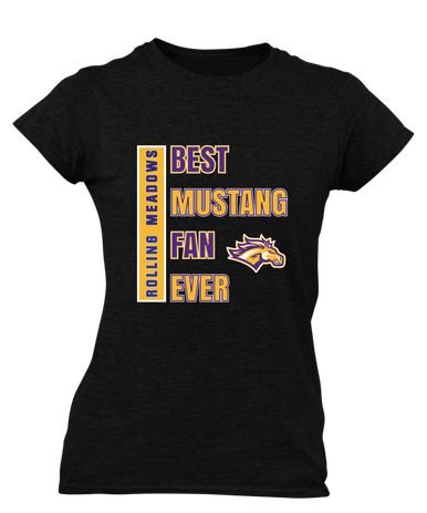 Rolling Meadows Mustangs Best Mustang Fan Women's SS T-Shirt