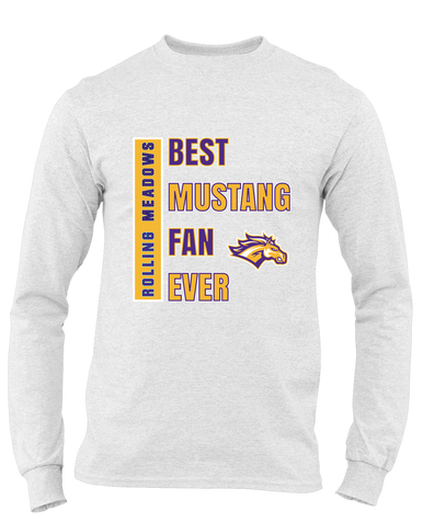 Rolling Meadows Mustangs Best Mustang Fan Men's Premium LS T-Shirt