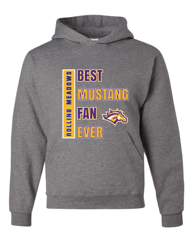 Rolling Meadows Mustangs Best Mustang Fan Men's Premium Hoodie