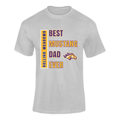 Rolling Meadows Mustangs Best Mustang Dad Men's Premium SS T-Shirt