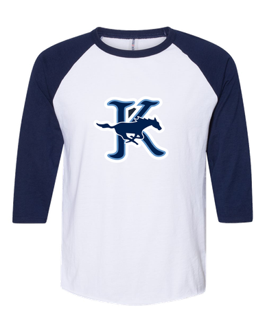 Kingwood Mustangs Mascot #1 Women's Baseball T-Shirt