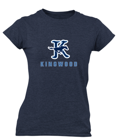 Kingwood Mustangs Mascot #2 Women's Premium SS T-Shirt