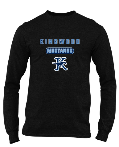 Kingwood Mustangs Mascot #3 Men's Premium LS T-Shirt