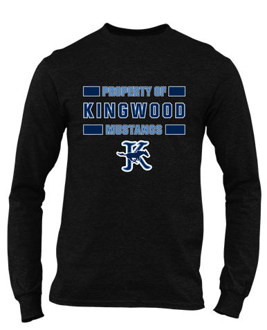 Kingwood Mustangs Property Of Men's LS T-Shirt