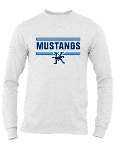 Kingwood Mustangs Mascot #5 Men's Premium LS T-Shirt