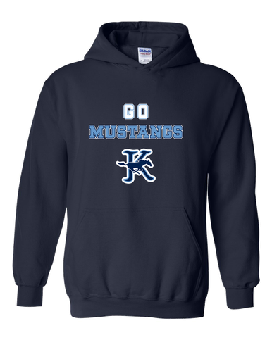 Kingwood Mustangs Go Team Men's Hoodie