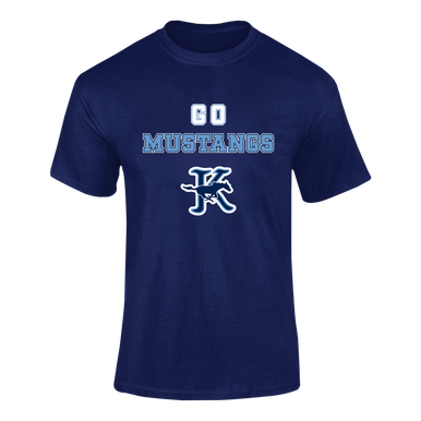 Kingwood Mustangs Go Team Men's SS T-Shirt
