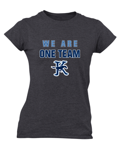 Kingwood Mustangs We Are One Team Women's Premium SS T-Shirt