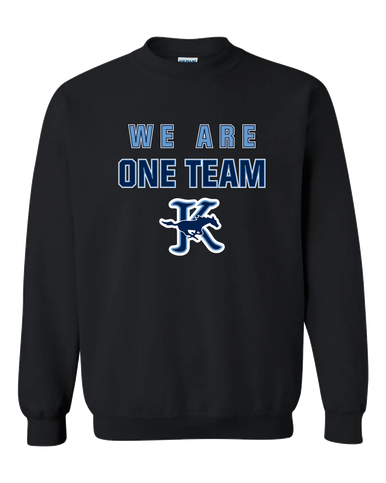 Kingwood Mustangs We Are One Team Men's Sweatshirt