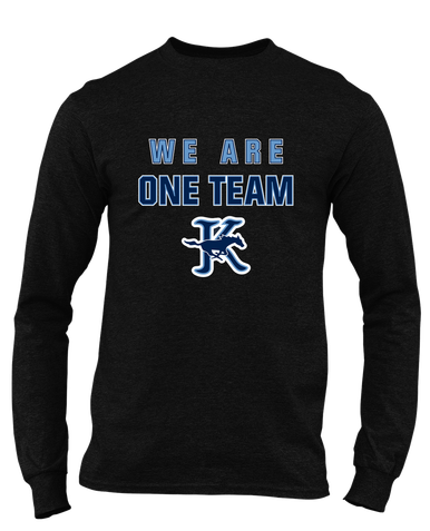 Kingwood Mustangs We Are One Team Men's LS T-Shirt