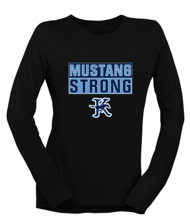 Kingwood Mustangs Strong #1 Women's Premium LS T-Shirt