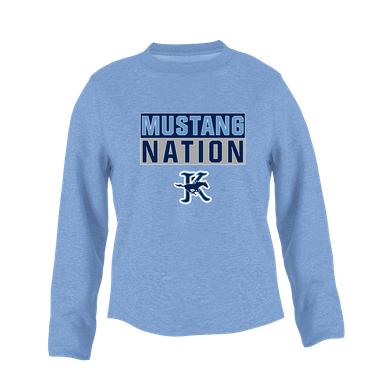 Kingwood Mustangs Nation #1 Women's Sweatshirt