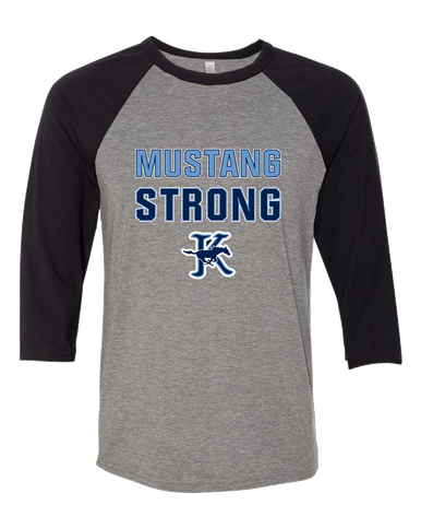 Kingwood Mustangs Strong #2 Women's Baseball T-Shirt