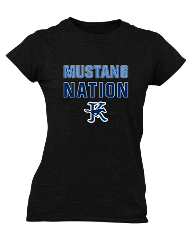 Kingwood Mustangs Nation #2 Women's SS T-Shirt