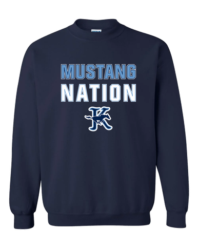 Kingwood Mustangs Nation #2 Men's Sweatshirt