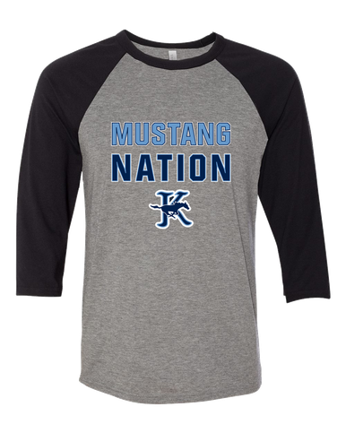 Kingwood Mustangs Nation #2 Men's Baseball T-Shirt