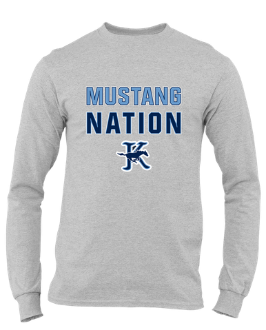 Kingwood Mustangs Nation #2 Men's Premium LS T-Shirt