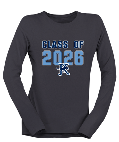 Kingwood Mustangs Class of 2026 Women's LS T-Shirt