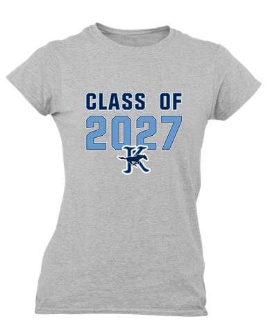Kingwood Mustangs Class of 2027 Women's Premium SS T-Shirt